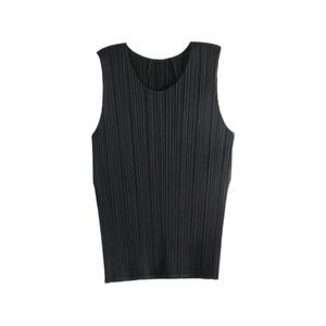 Pleats Please Black Tops - Vests & Tank Tops Women